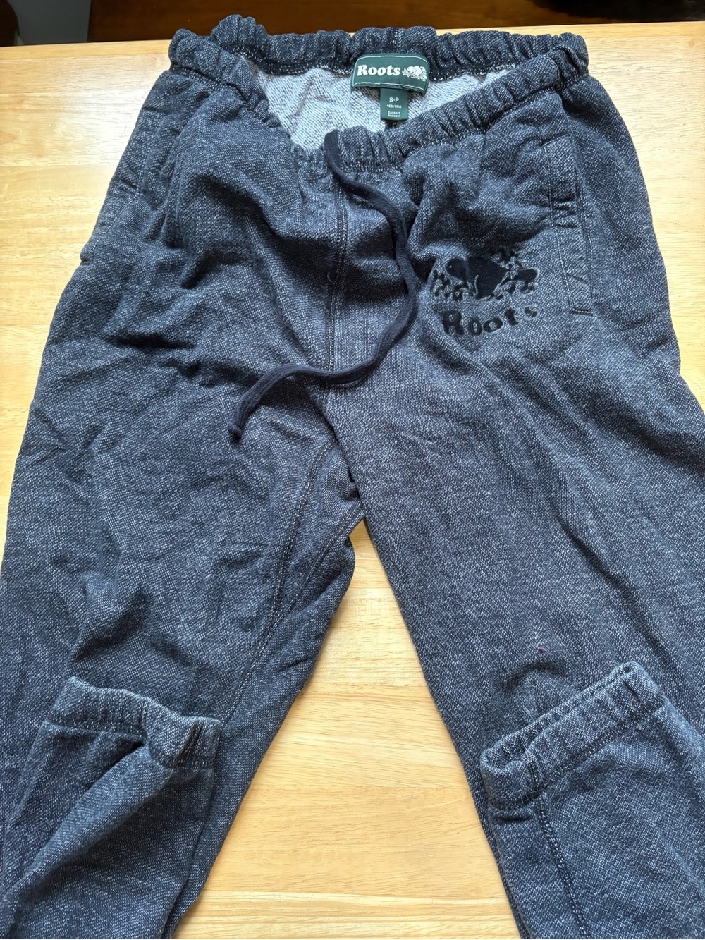 Roots Kids Charcoal Gray Joggers